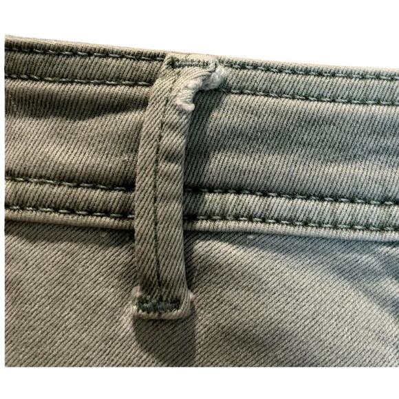 Women's Paige Hoxton Ankle Skinny Cargo Style Jeans Pants Sage Green Size 25 - Picture 5 of 6